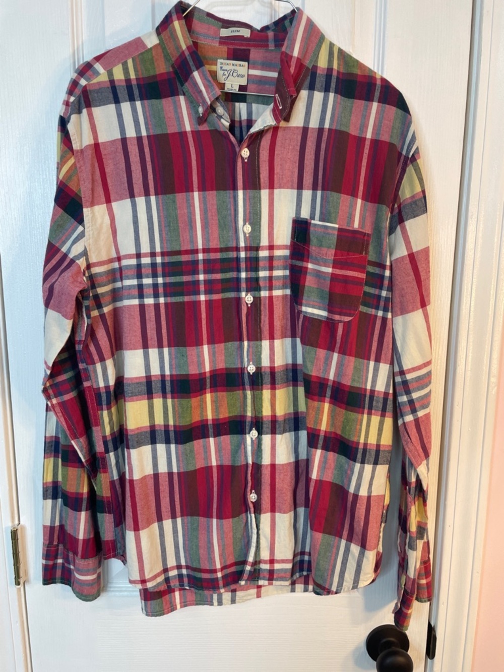J. Crew Multicolor Plaid Button-Down Shirt